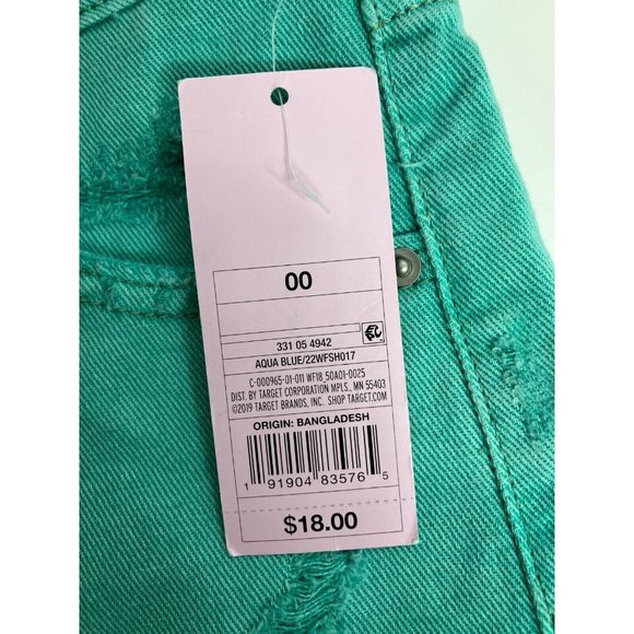 Wild Fable Women's Juniors Size 00 Highest Rise Cheeky Shorts 24 Waist New - Picture 4 of 10